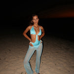Pantalon Paola - Mesh Turquoise