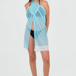 Paréo - Saona - Mesh turquoise