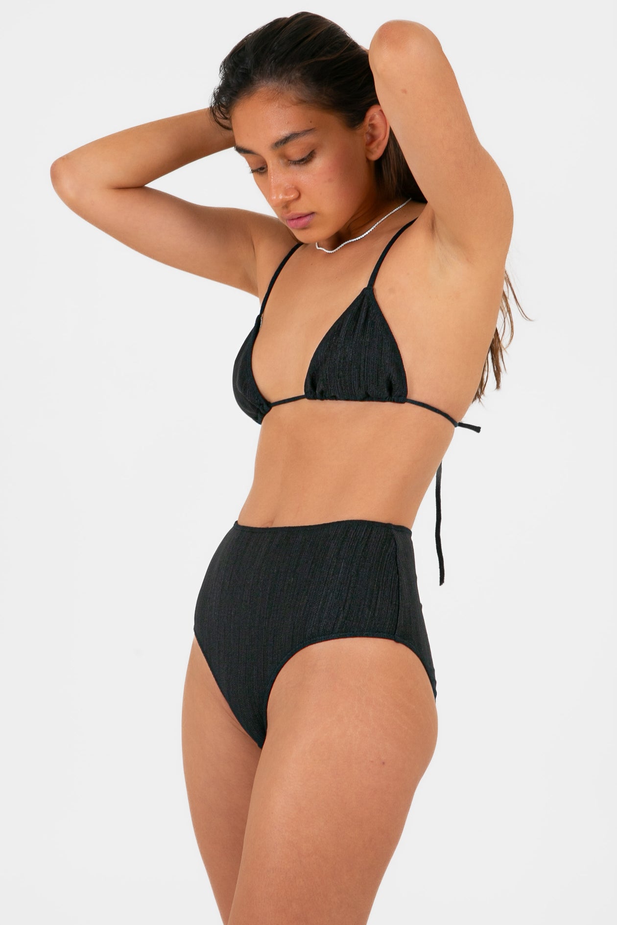 Talita - noir jacquard - haut