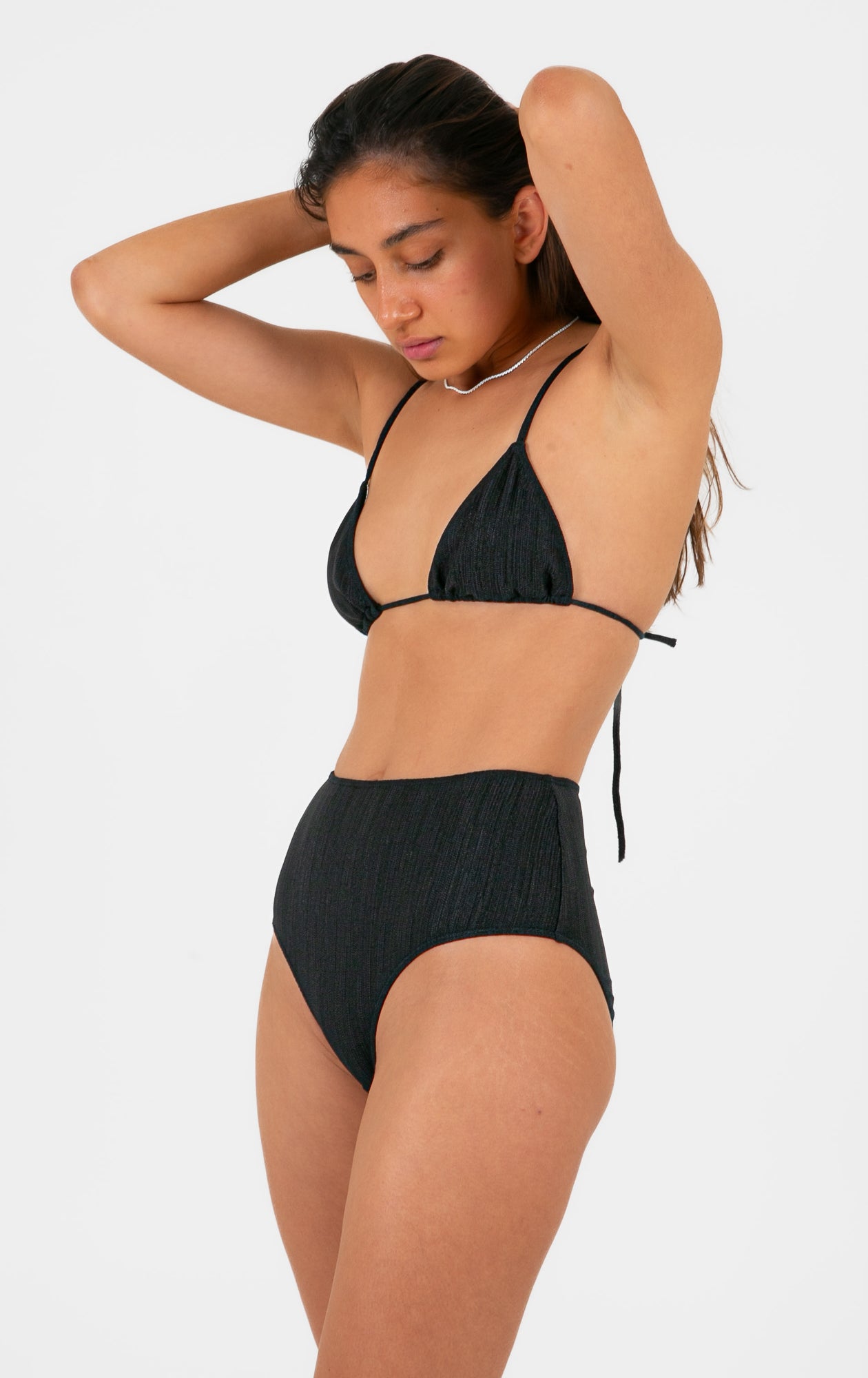 Talita - noir jacquard - haut