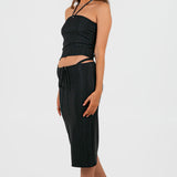 Clo - noir jacquard jupe/robe