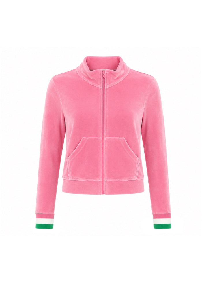 Veste Velours Col - Rose