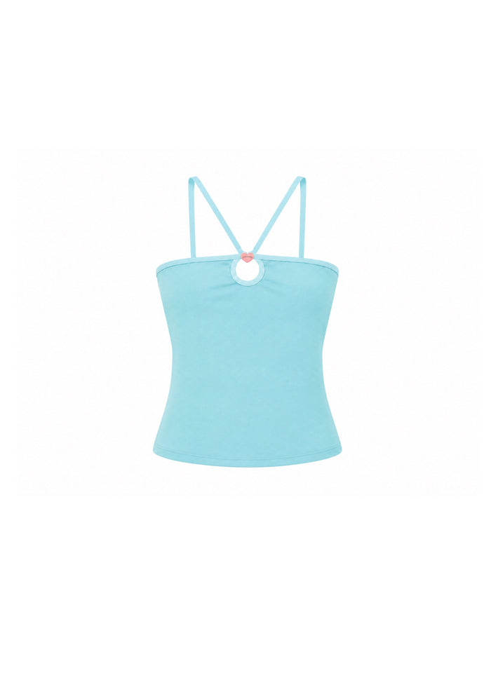 Top Mia - Mesh Turquoise