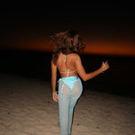 Pantalon Paola - Mesh Turquoise
