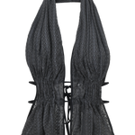 Top India Noir Gris
