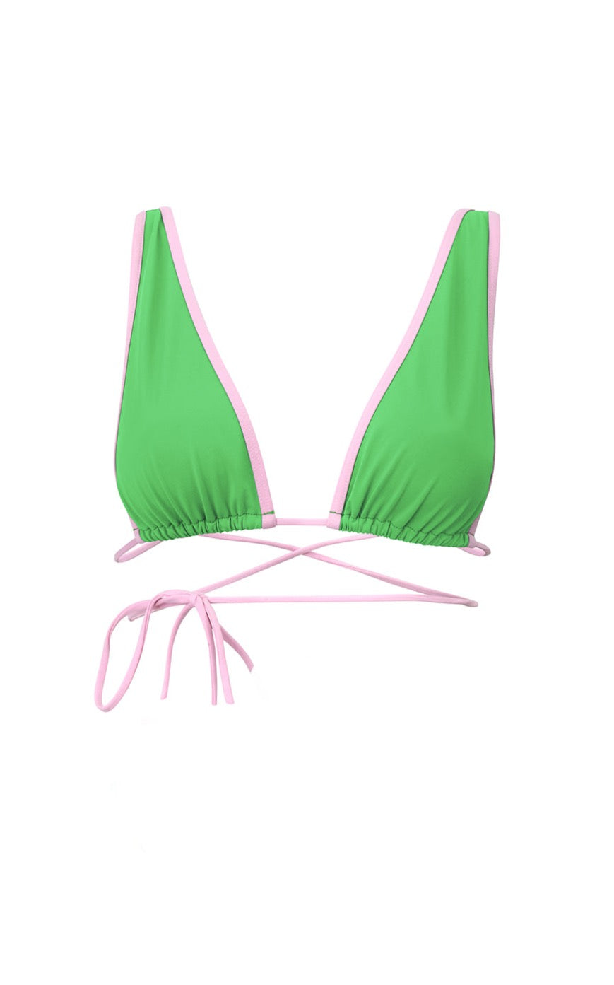bianca - menthe et blush- haut