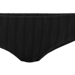 Photo détourée du bas de maillot de bain Lipari couleur noire, en matière jacquard