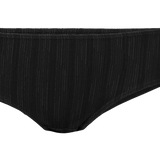 Photo détourée du bas de maillot de bain Lipari couleur noire, en matière jacquard