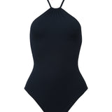 Photo détourée sur fond blanc du maillot de bain une pièce Boracay noir