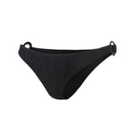 Photo détourée sur fond blanc du bas de maillot de bain Serena en noir jacquard
