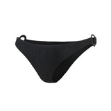 Photo détourée sur fond blanc du bas de maillot de bain Serena en noir jacquard