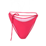 Photo détourée sur fond blanc du bas de maillot de bain Tiana en rose saphire