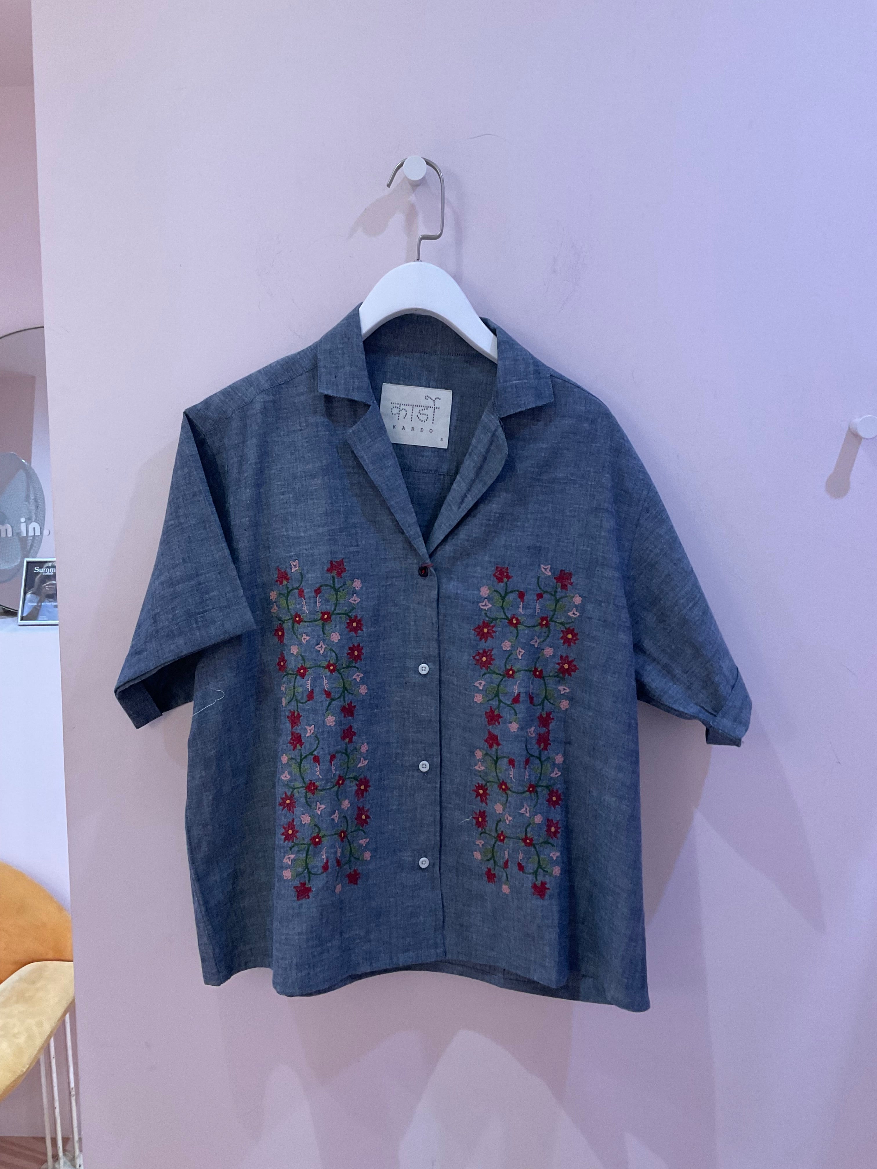 olivia shirt bleu