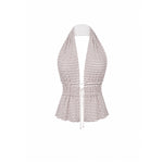 Top India - maille vanille