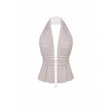 Top India - maille vanille