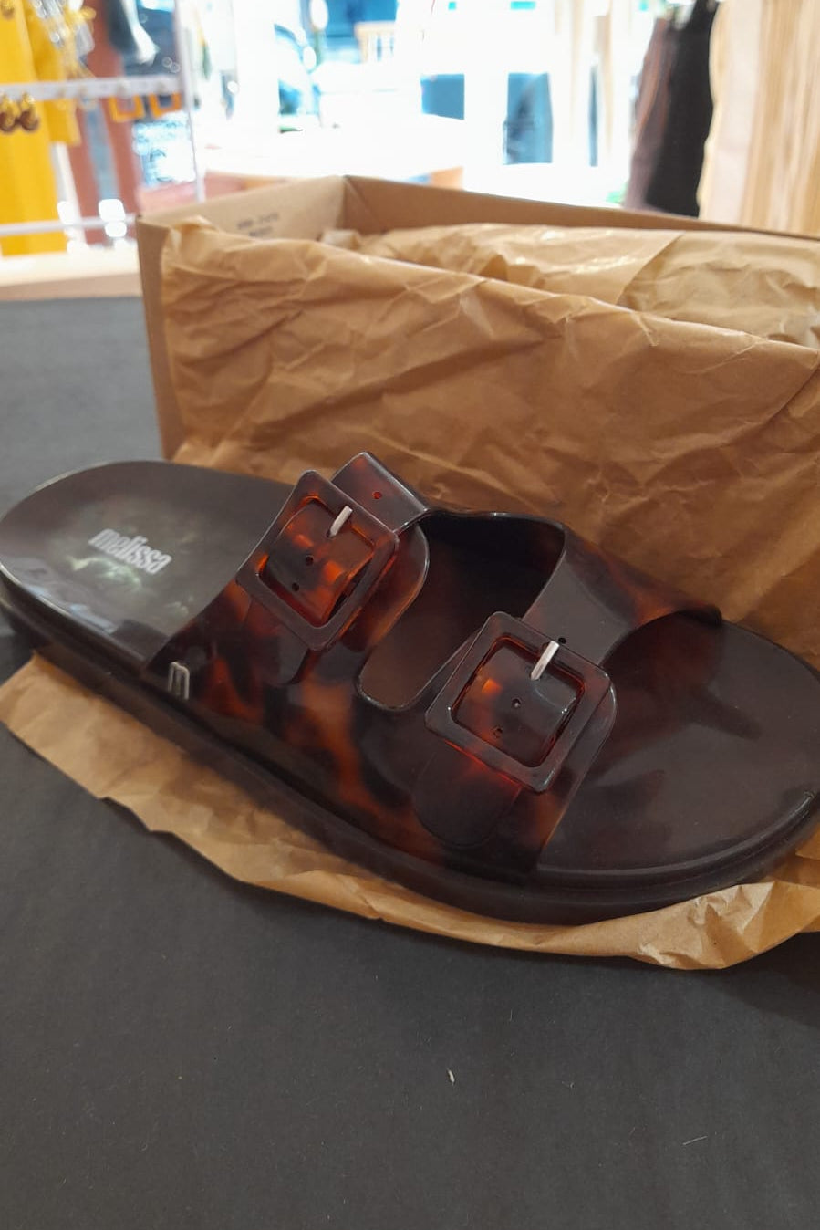 Melissa Wide Ad-Brown/Tortoise