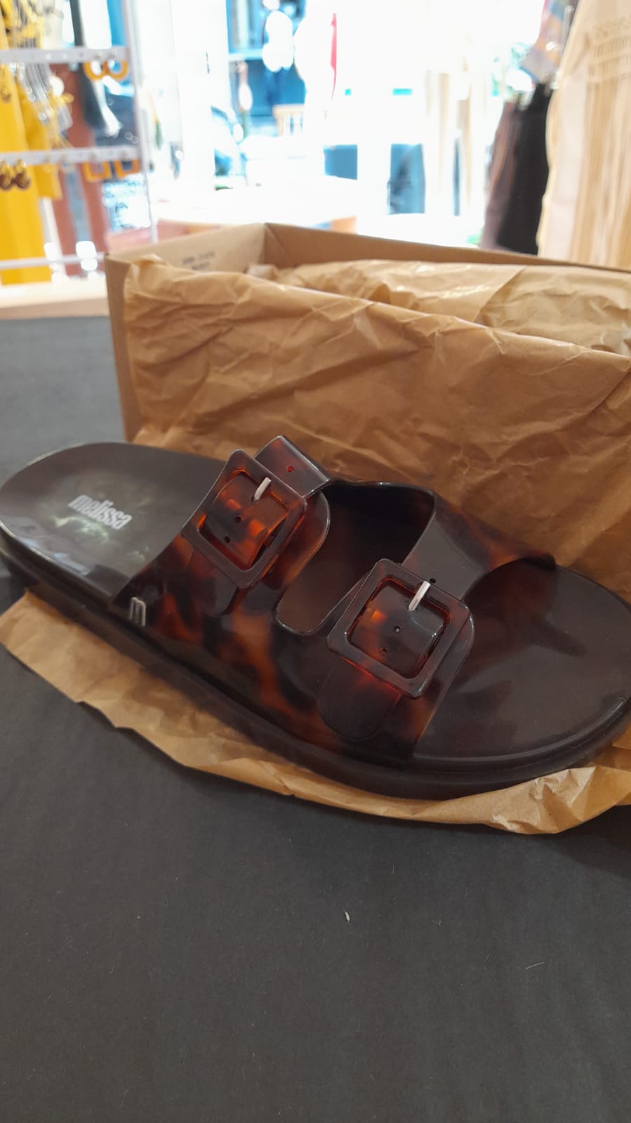 Melissa Wide Ad-Brown/Tortoise