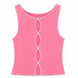 Top Léa - Velours Rose