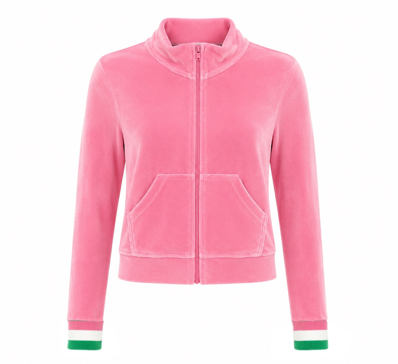 Veste Velours Col - Rose