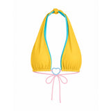 Haut Amy Réversible - Jaune/Turquoise