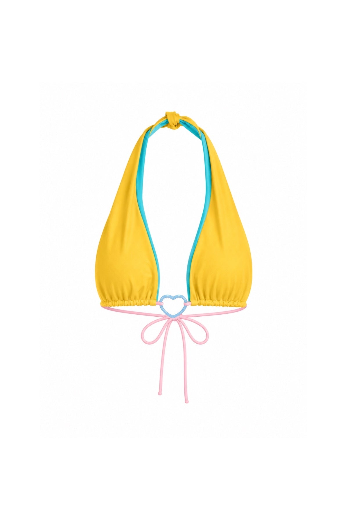 Haut Amy Réversible - Jaune/Turquoise
