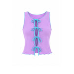 Top Léa - lila/turquoise