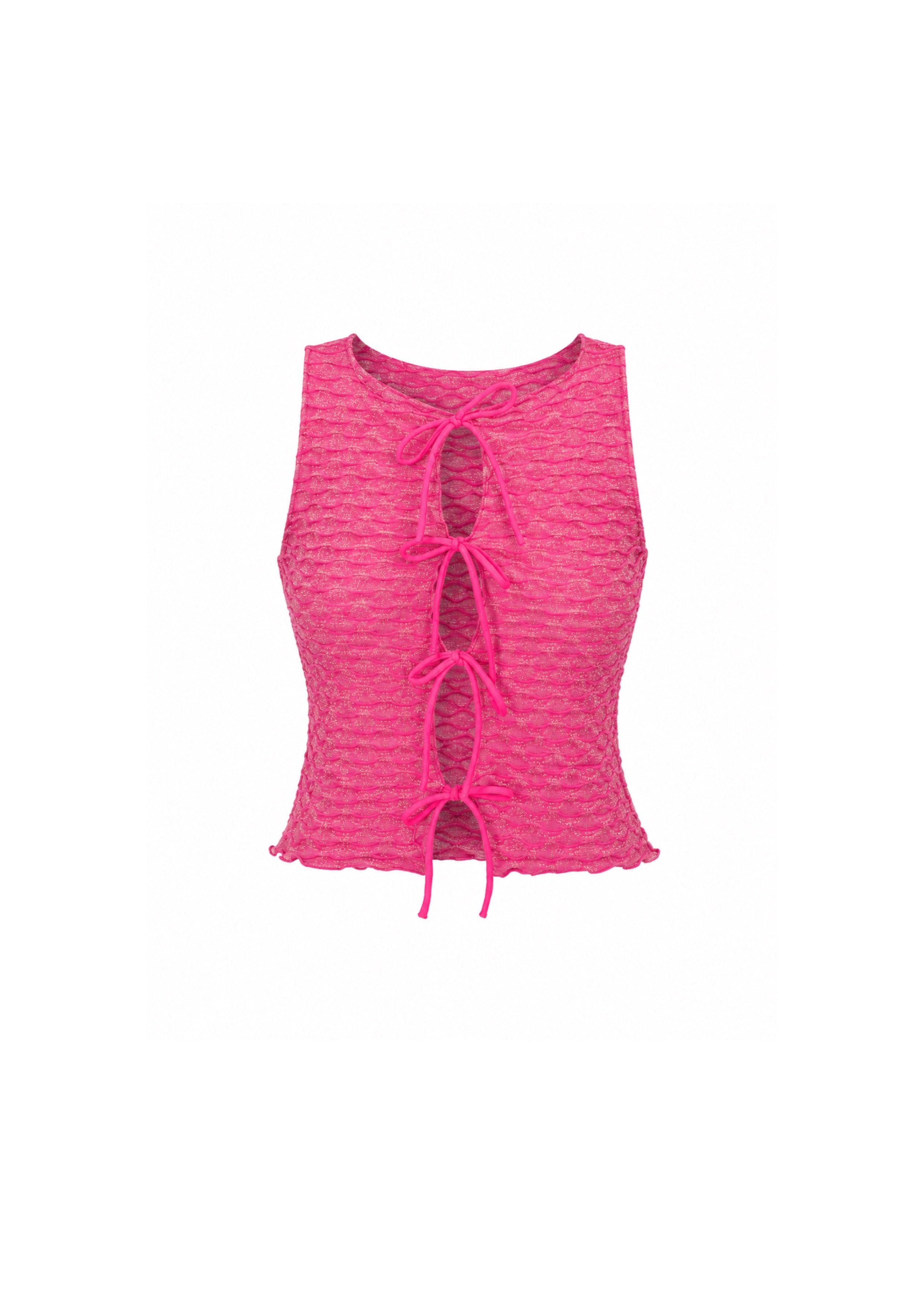Top Léa - Fuchsia Lurex