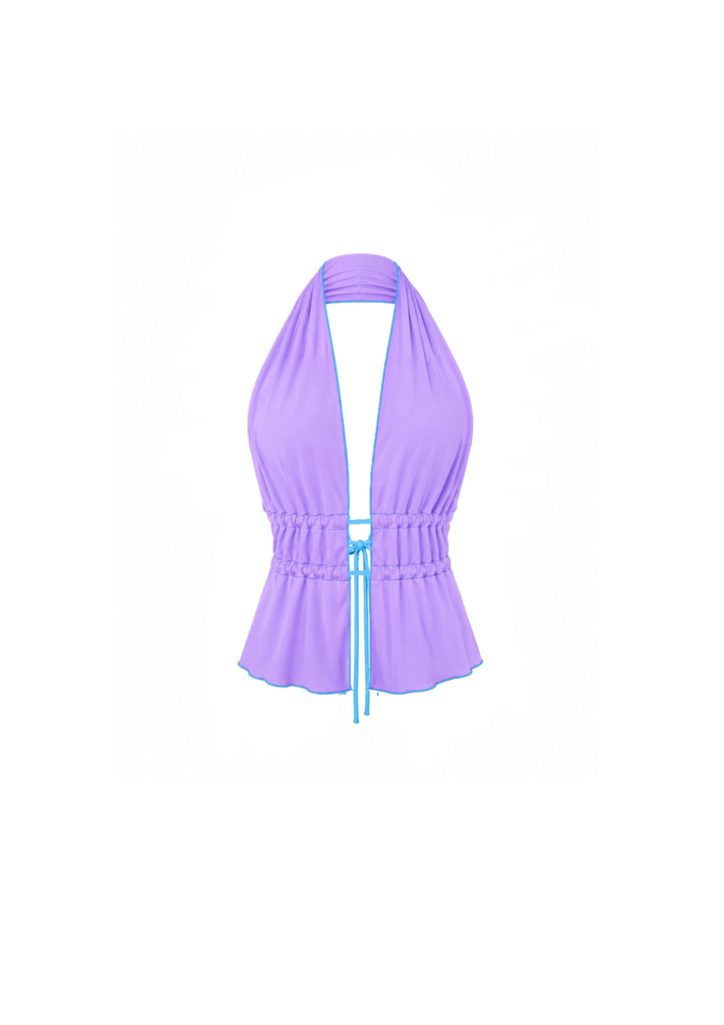 Top India - lila/turquoise