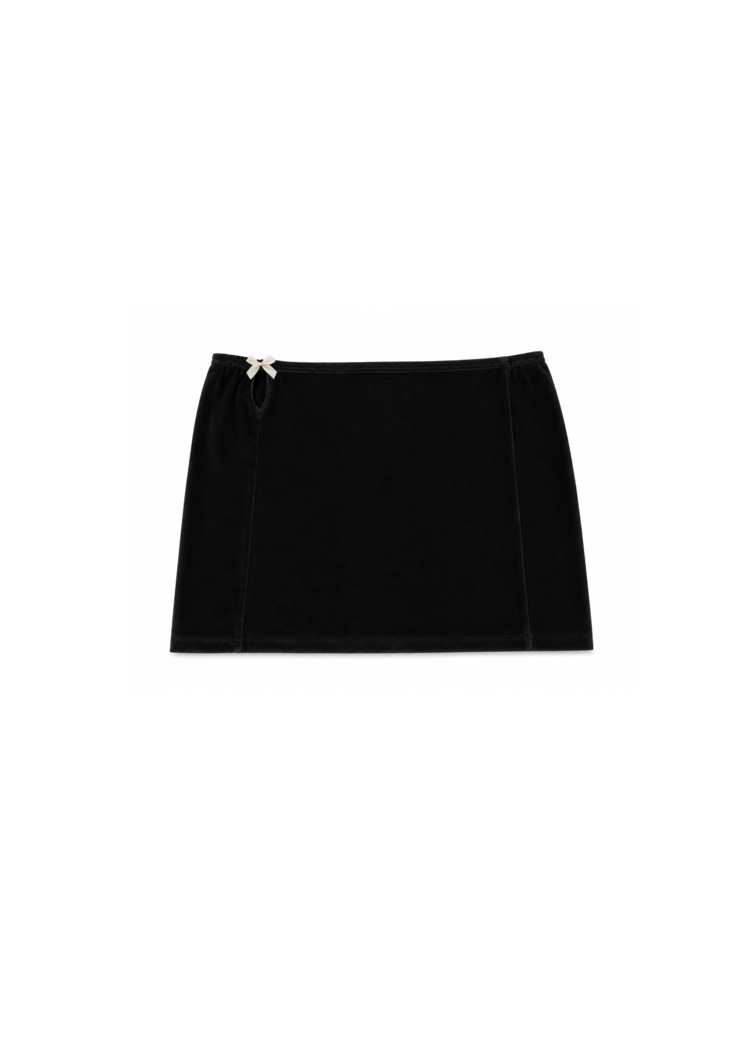 Jupe/Top Nora - Velours Noir