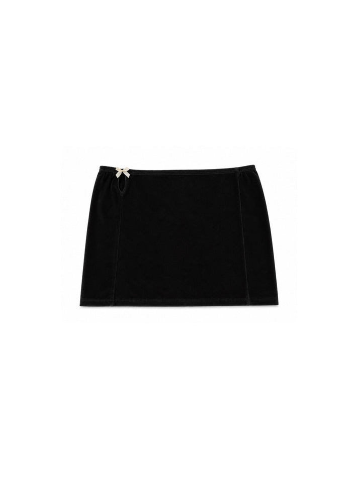 Jupe/Top Nora - Velours Noir