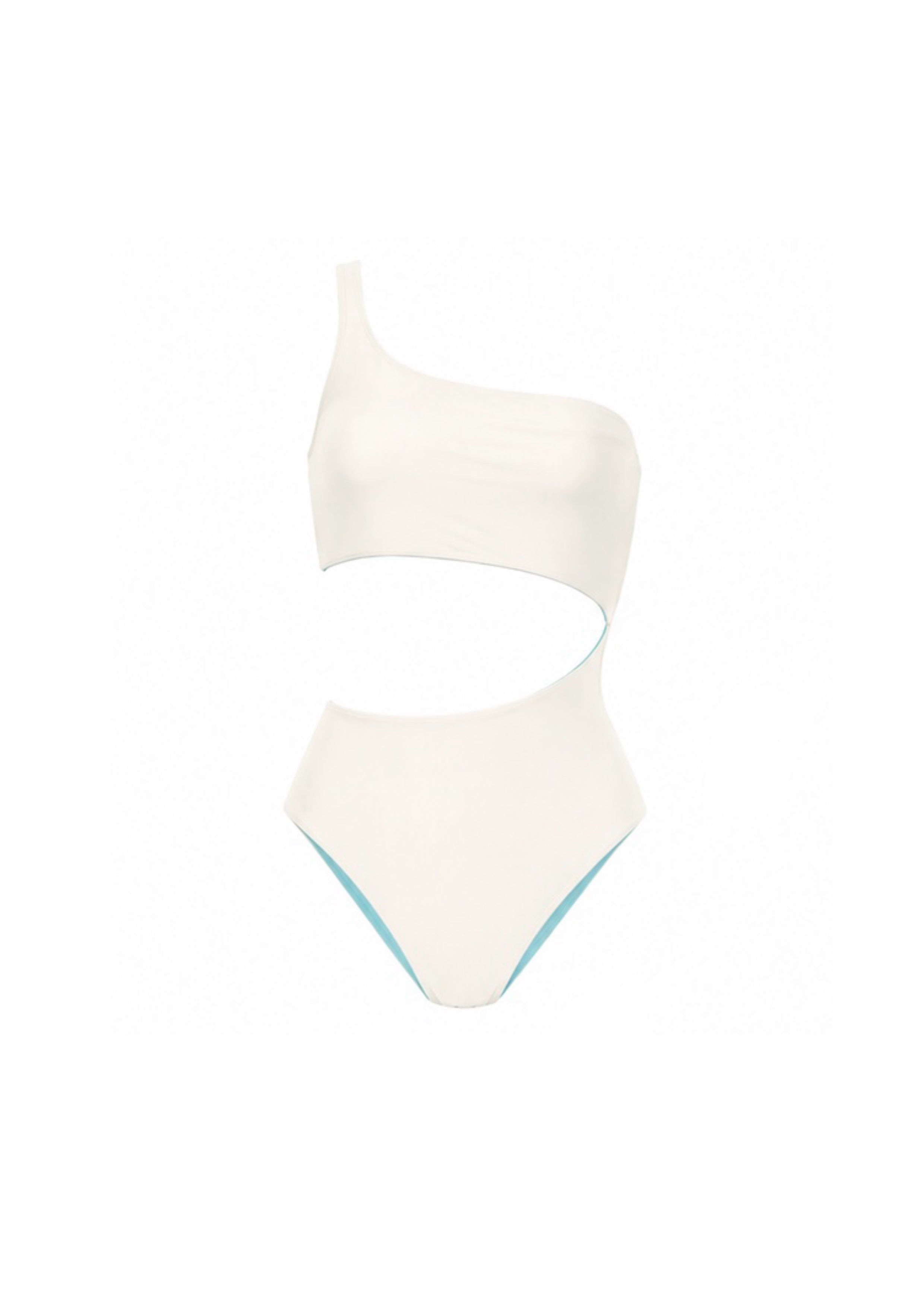 Cefalu Réversible - Turquoise/Blanc