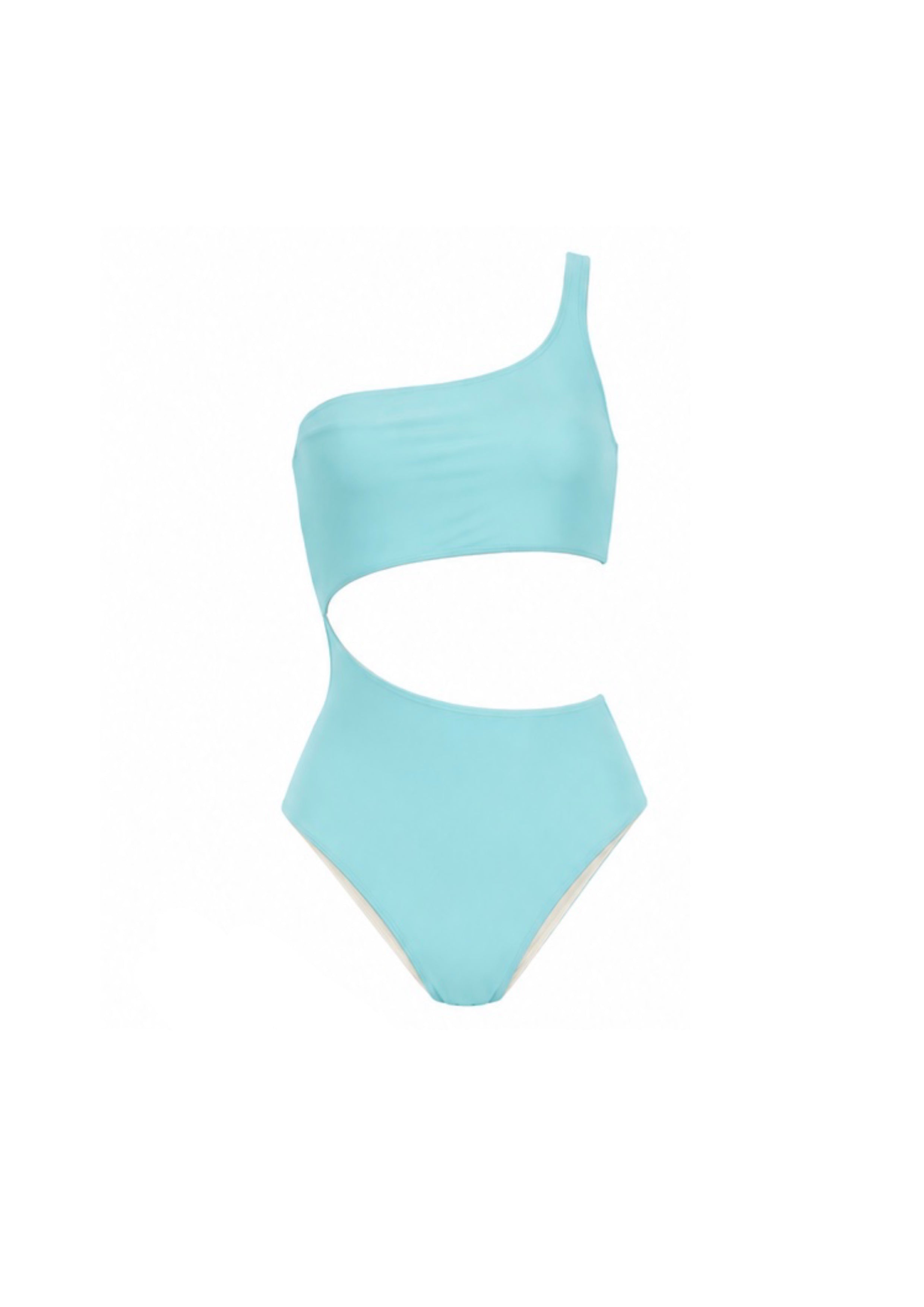 Cefalu Réversible - Turquoise/Blanc