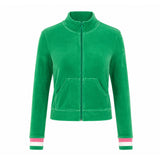 Veste Velours Col - Matcha