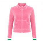 Veste Velours Col - Rose