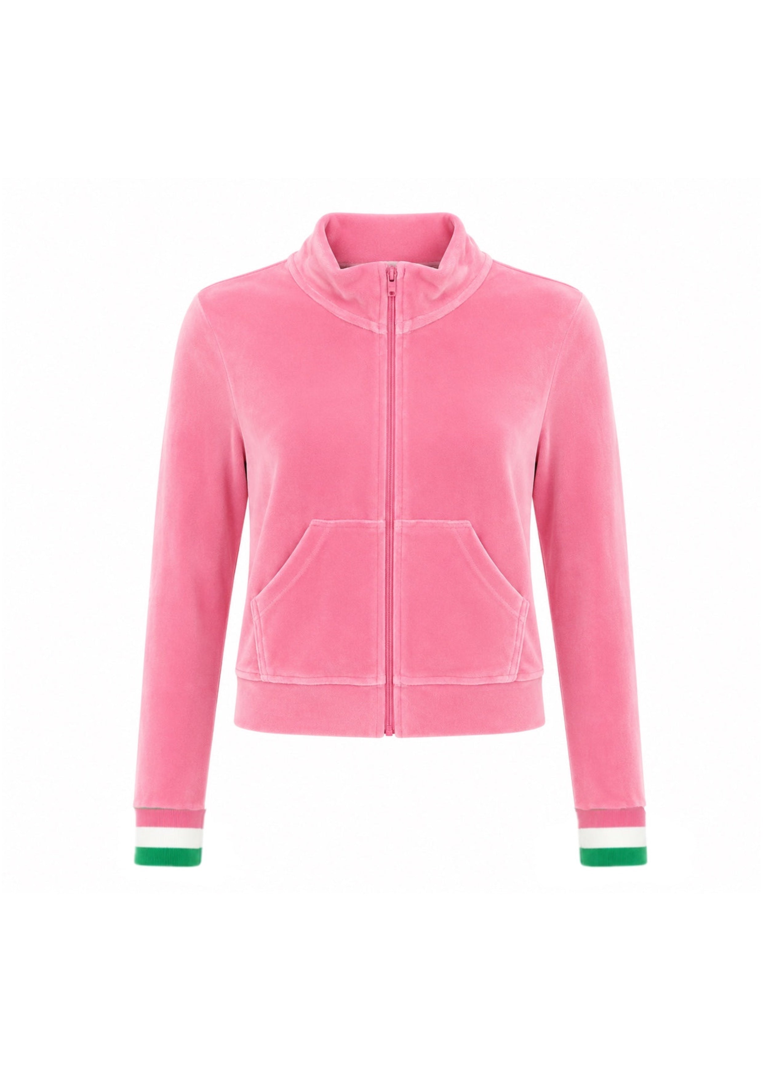 Veste Velours Col - Rose