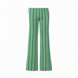 Pantalon Paola - Vert rayé