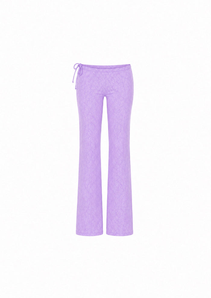 Pantalon Paola - Lila dentelle