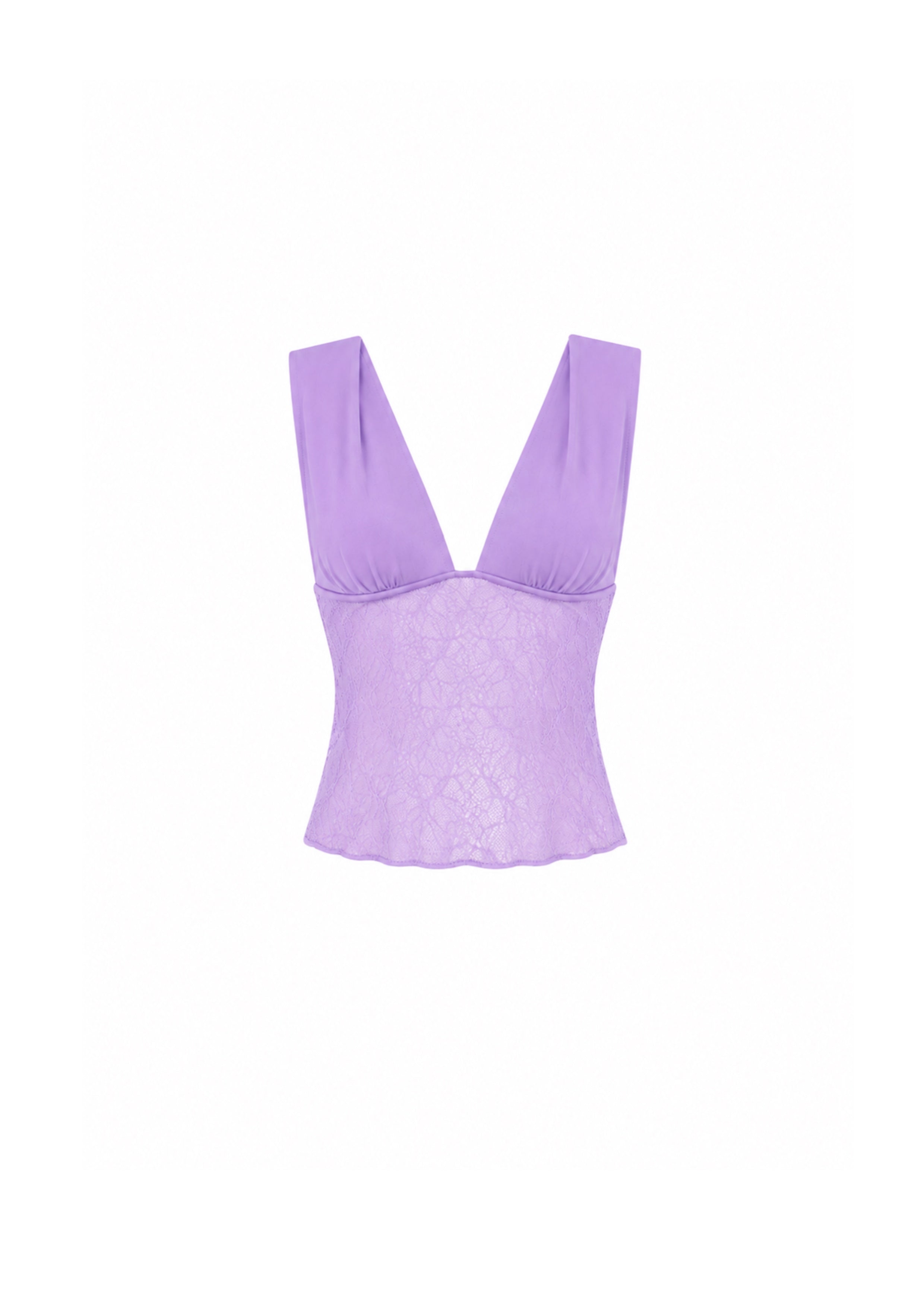 Top Saltwhistle - Lila dentelle