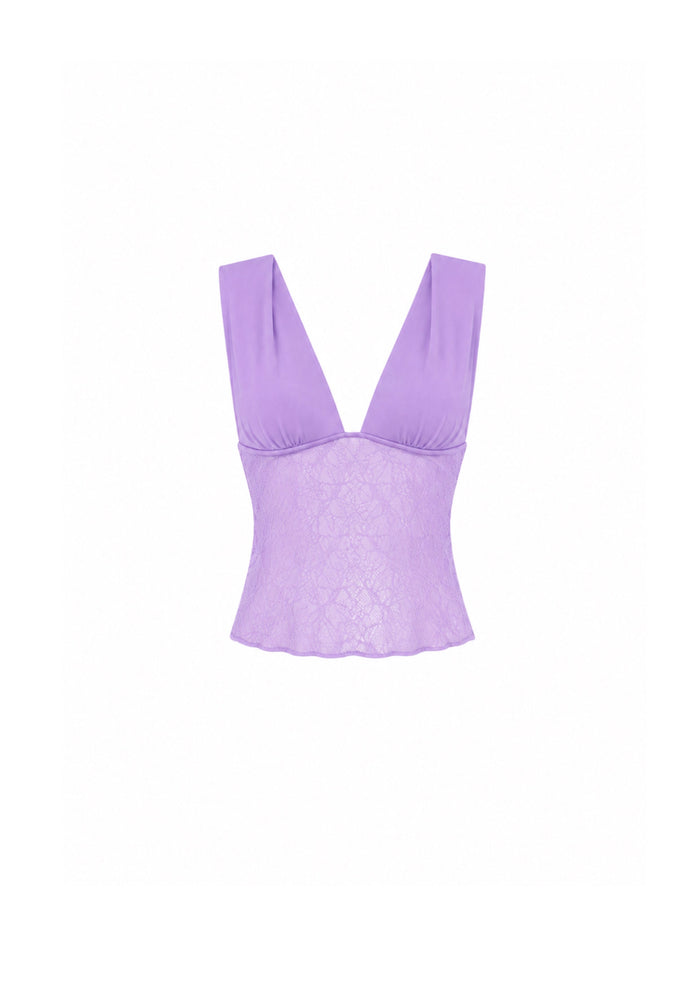 Top Saltwhistle - Lila dentelle