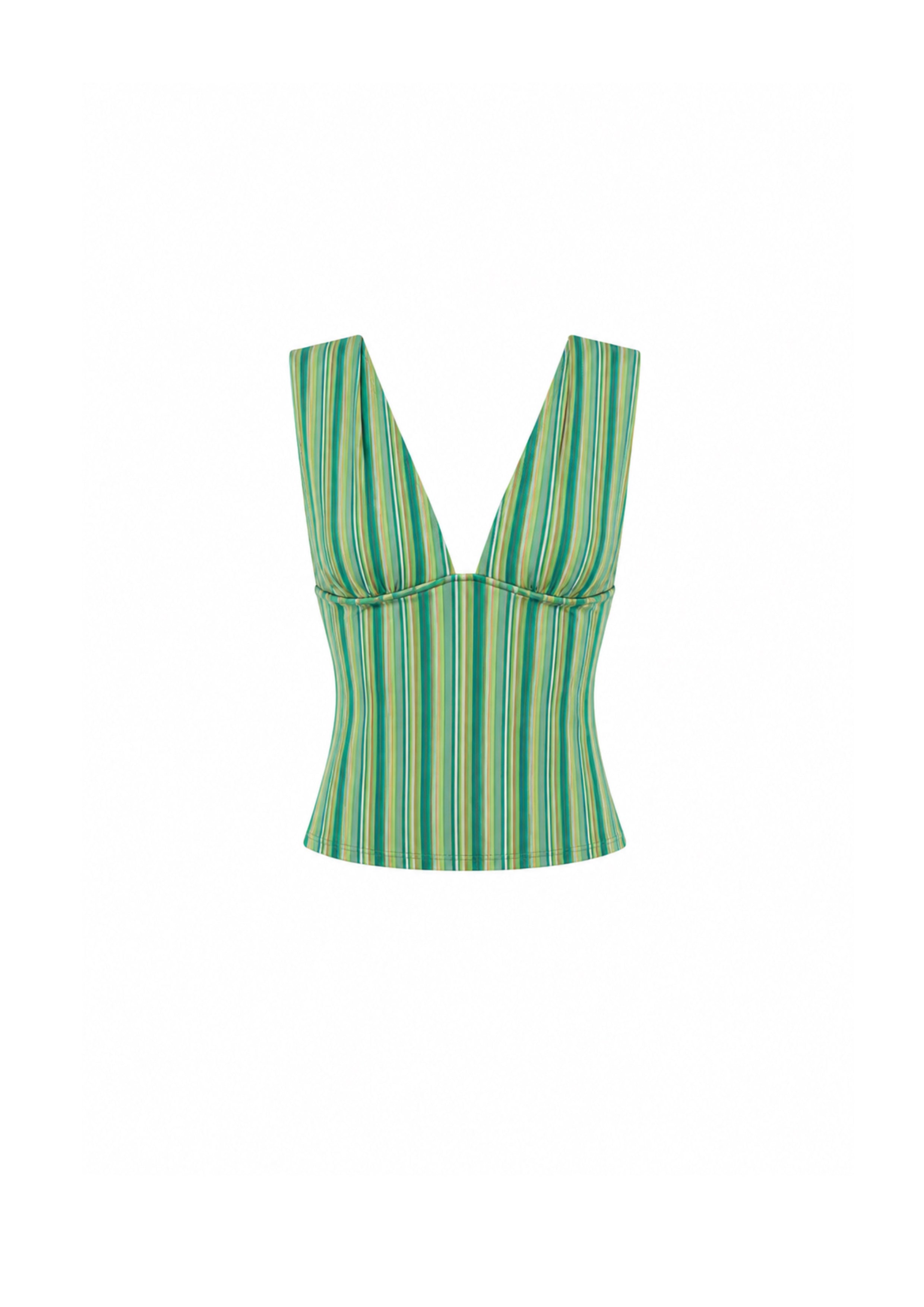 Top Saltwhistle - Vert rayé