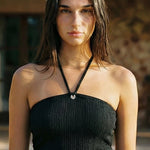Jupe/Top Nora - Noir Jacquard