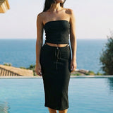 Jupe/Robe Clo - Noir Jacquard