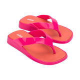 Melissa Brave Flip Flop Ad-Pink/Red  